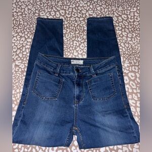 Dark Blue Women's Stretch Denim Jeans